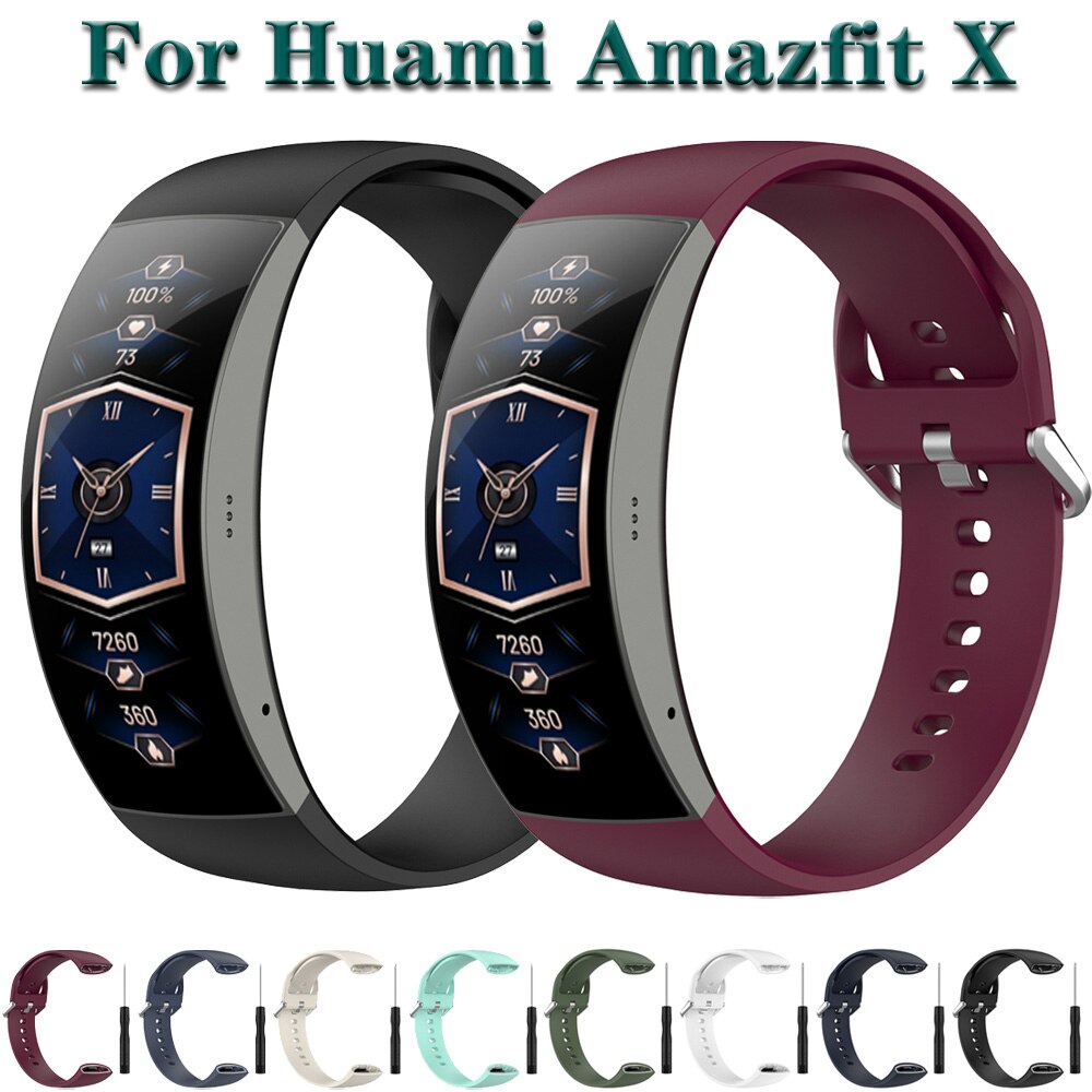 Amazfit X Strap Silicone Watchbands Amazfit X Strap Silicone Watchbands